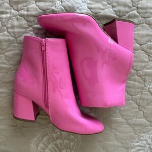 Pink Ankle Boots